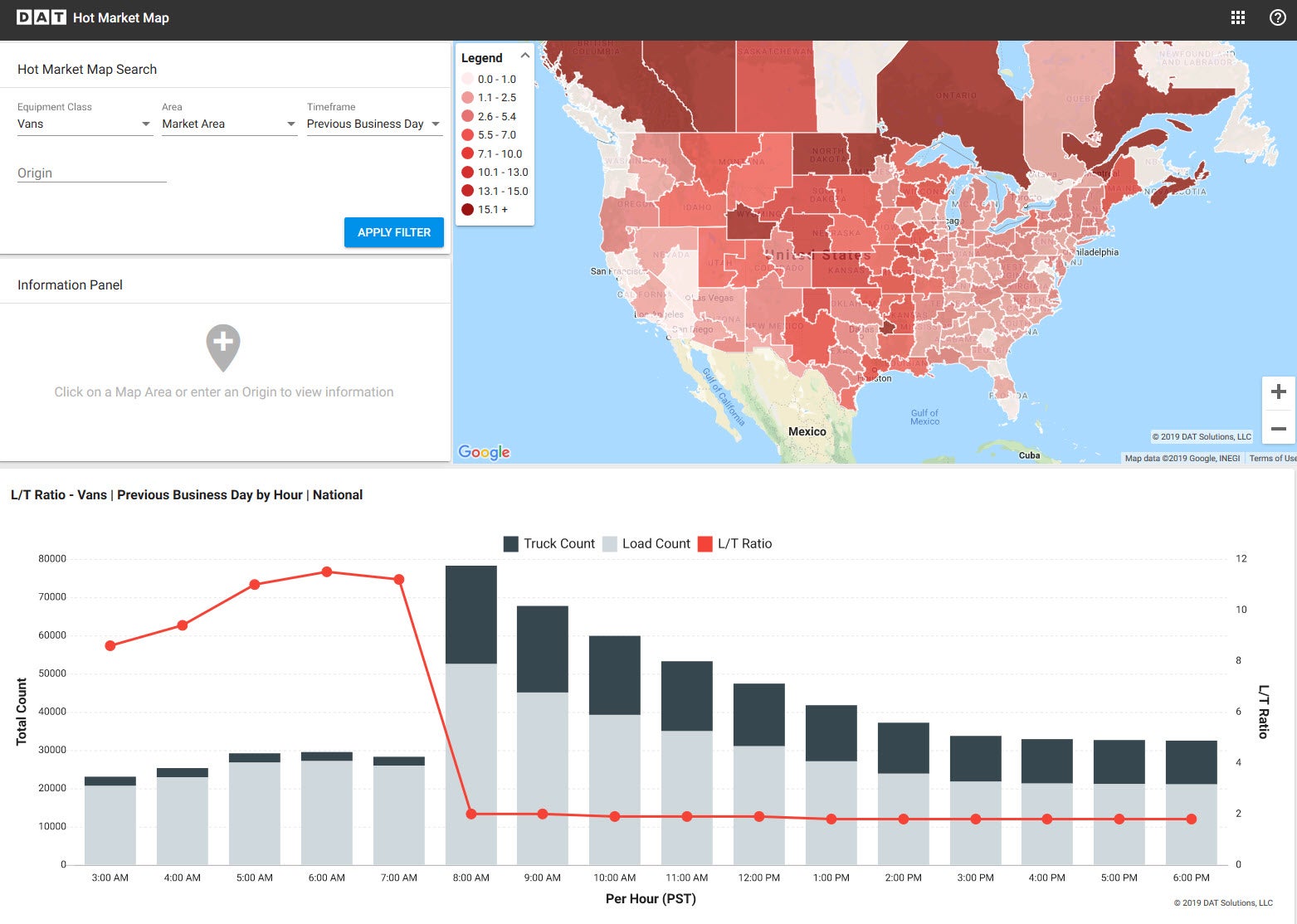 New Hot Market Maps Show When And Where You Ll Find A Load Dat