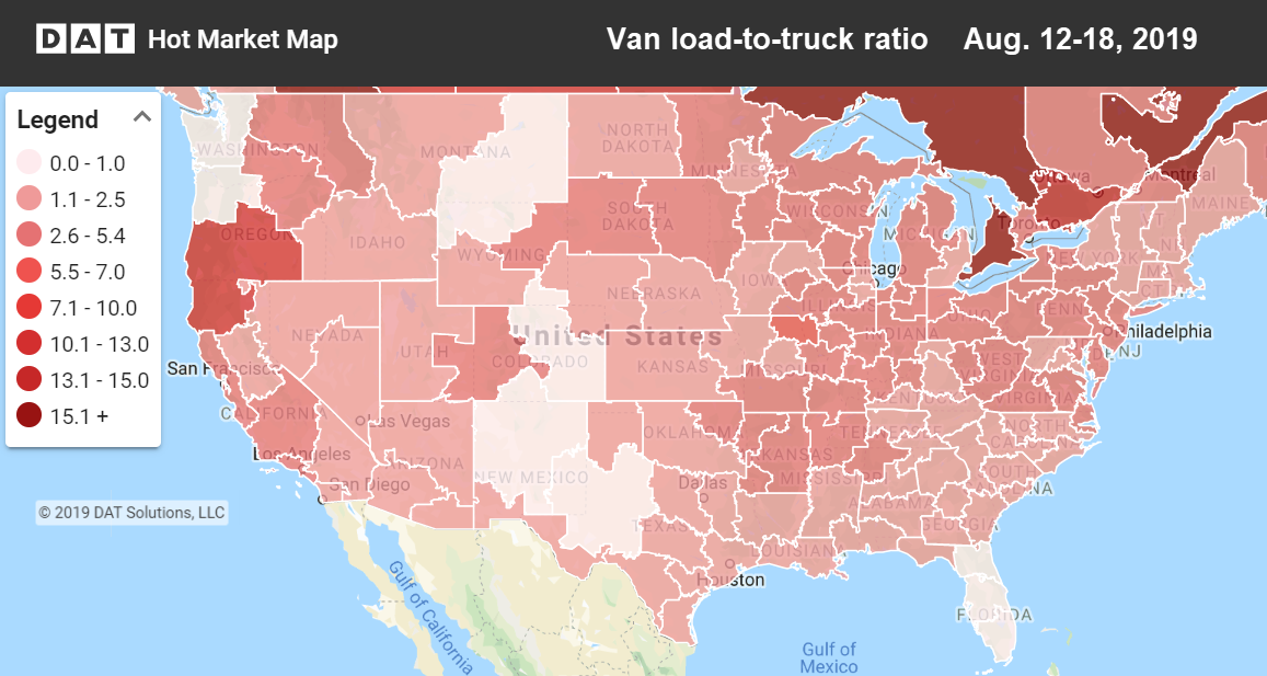 Van rates still waiting for a rebound - DAT